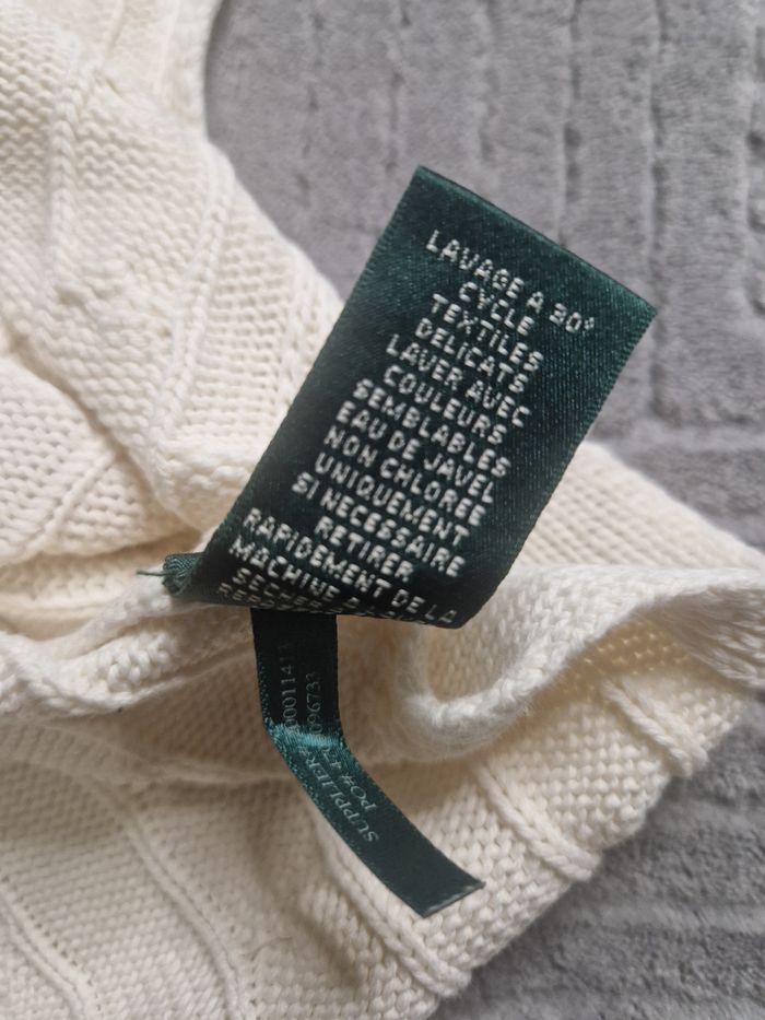 Torsadé Ralph Lauren blanc - photo numéro 7