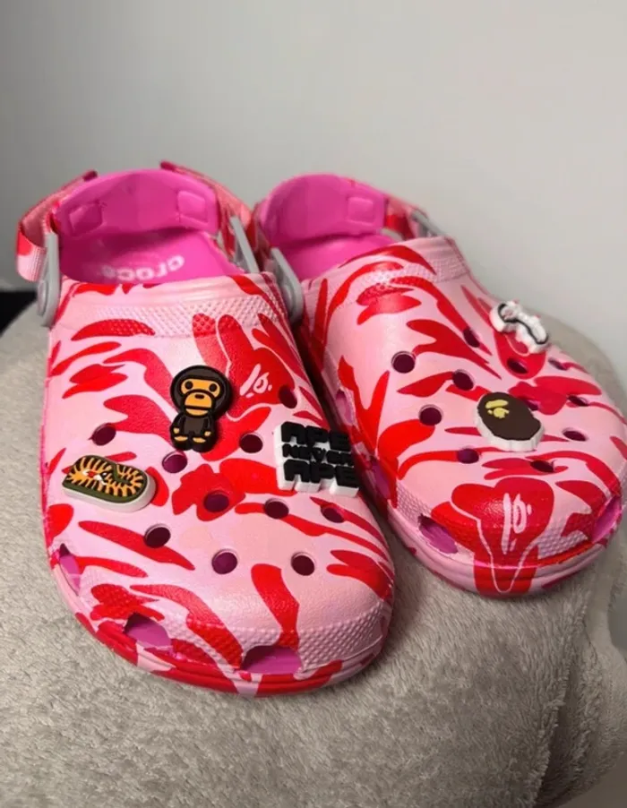 Crocs BAPE rose camo 40