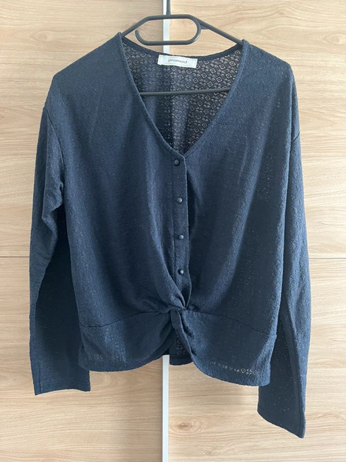 Haut bleu marine promod taille M
