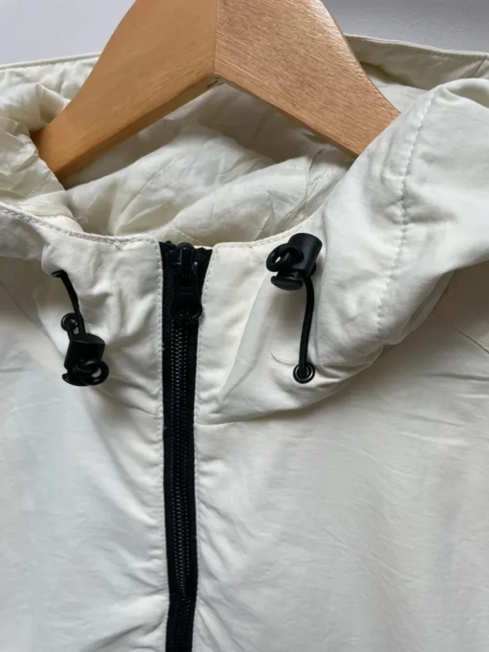 Eddie Bauer Cream Zipped Hoodie Coat Mens XXL - photo numéro 5