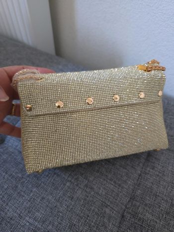 Magnifique sac soirée doré neuf avec étiquette 🏷