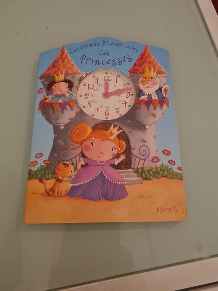 J'apprends l'heure avec les princesses - fleurus