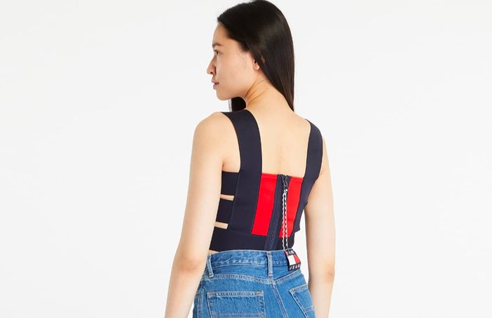 Tommy Hilfiger x Aries Engineered Knit Flag Top neuf avec étiquettes XS/S - photo numéro 7