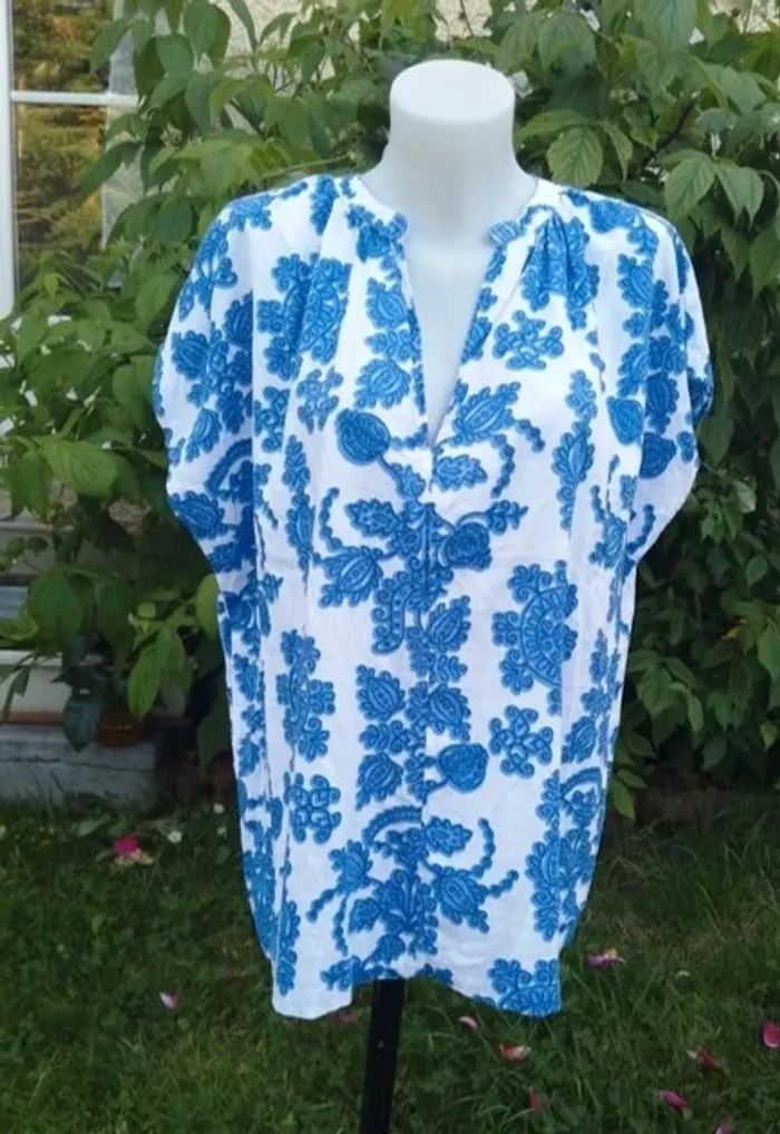 tunique taille XL - H&M - coton / viscose - photo numéro 5
