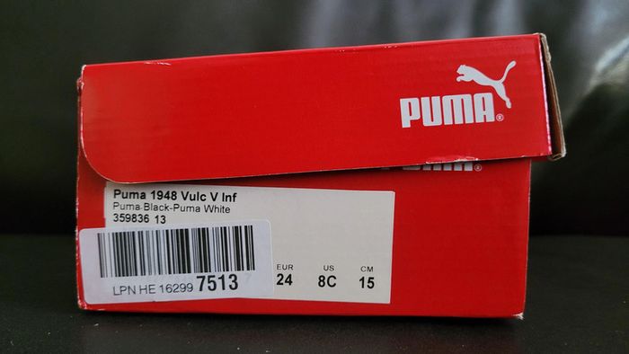 Chaussures basket sneakers à scratch enfant Puma noires T 24 garçon - photo numéro 9
