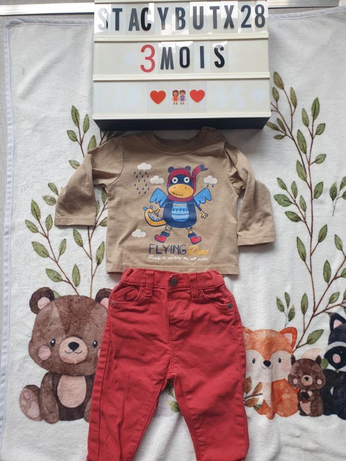 Ensemble garçon 3 mois