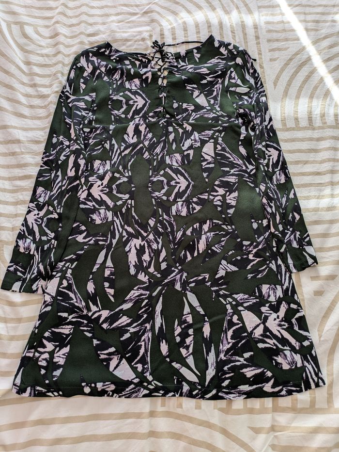 Robe Tunique Fluide FRNCH - Imprimé Tropical / Feuillage - photo numéro 3