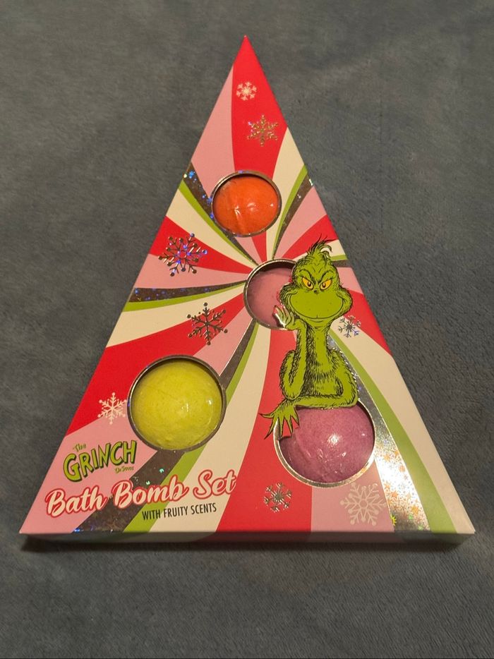 Coffret bombes de bain Grinch
