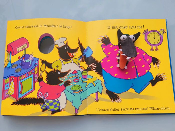 Livre marionnette Quelle heure est-il 🕰 Monsieur Le Loup? - photo numéro 9