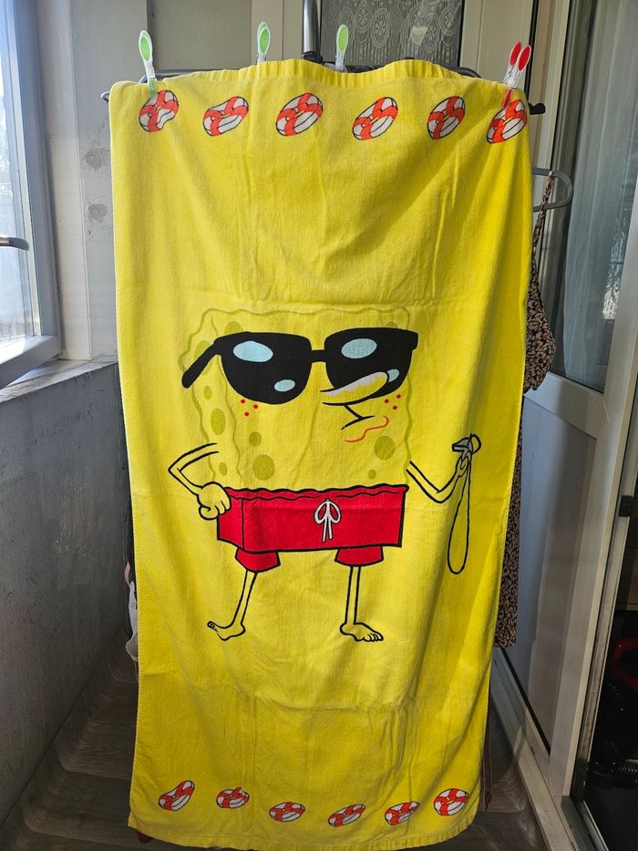 Serviette bob l'éponge