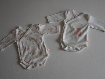 Lot de 2 Bodies Noukie's Taille : 00 m/46 cm (Préma)