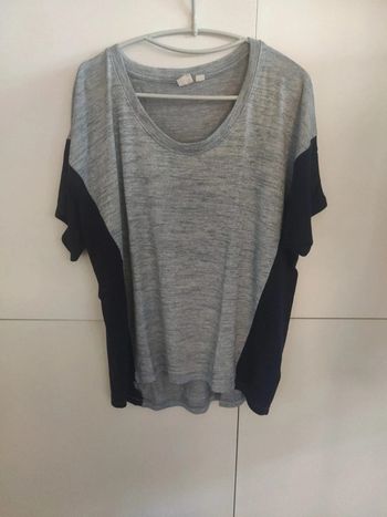 Gap t shirt oversize bleu chiné M