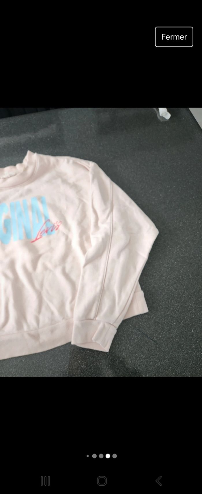 Sweat levi's rose pâle - photo numéro 5