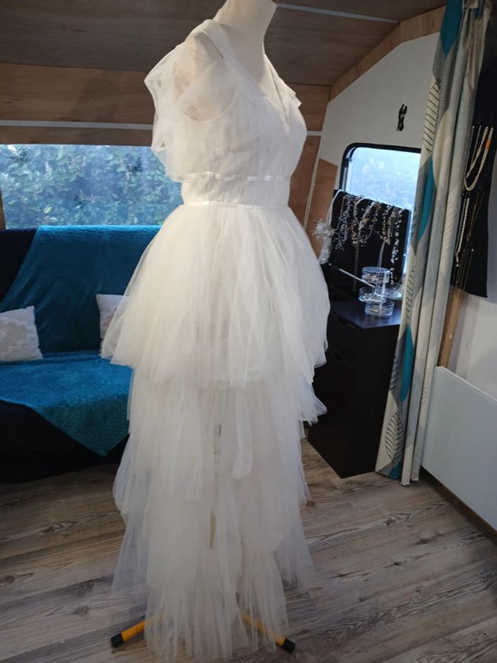 robe chic ou robe de mariée ou déguisement neuve - photo numéro 6