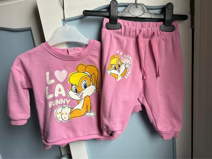 Ensemble looney tunes , rose , 3-6 mois - photo numéro 2