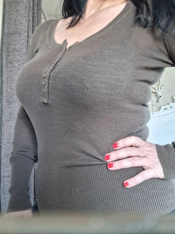 Pull fin Zara kaki taille M