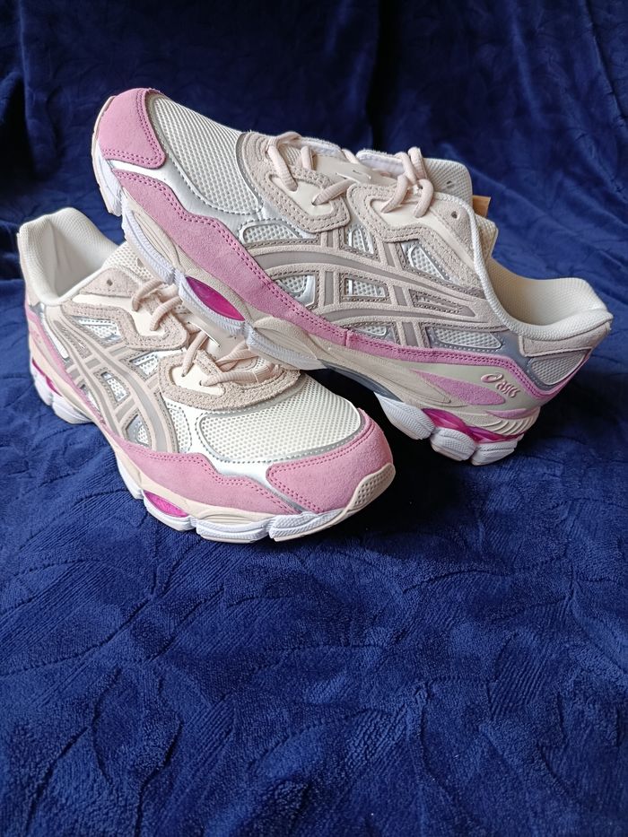 Asics gel nyc  cream minéral beige pink - photo numéro 4
