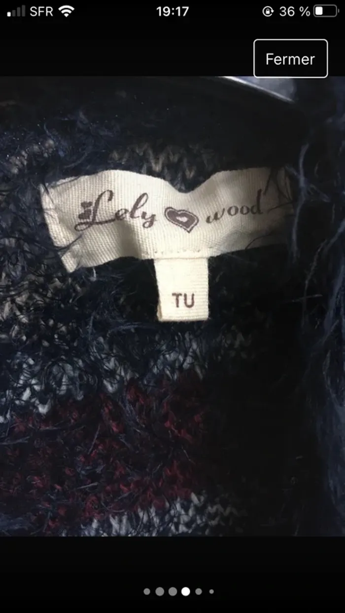 Magnifique poncho en taille unique en excellent état tout doux tout chaud - photo numéro 5
