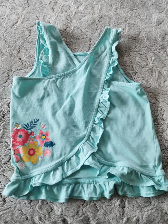 Haut bleu sans manches fille 9 ans Sergent Major - photo numéro 6