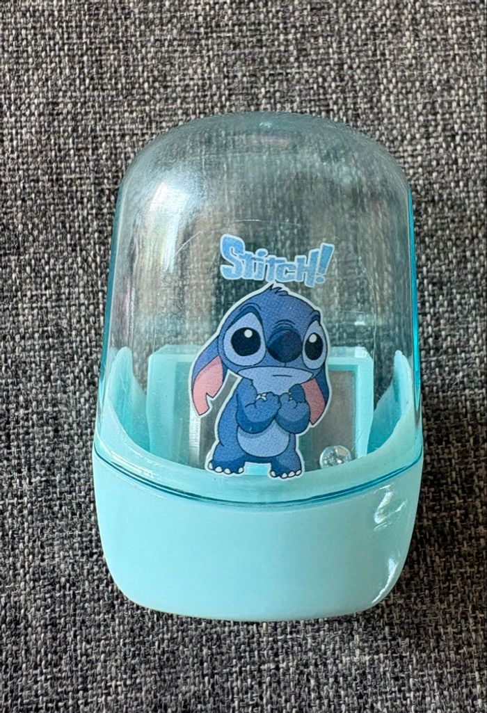 12 crayons Stitch gris ordinaires avec gommes au bout et petit taille crayon + taille crayon fermé - photo numéro 2