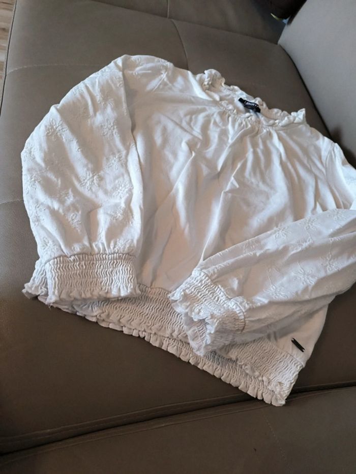 Top manches longues écru 10ans - photo numéro 2