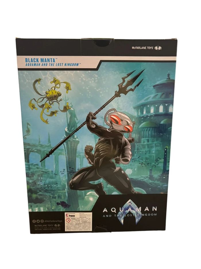 Figurine Dc Comics Multiverse Aquaman And The Lost Kingdom Black Manta 30 cm McFarlane Toys neuf - photo numéro 2