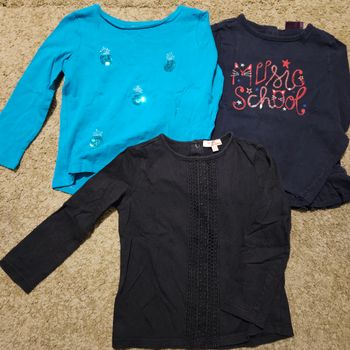 Lot t-shirts manches longue