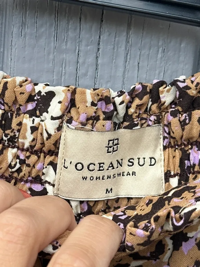 Short taille haute léger été fleuri coloré M/38 - photo numéro 6