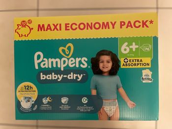 Maxi pack Pampers T.6+