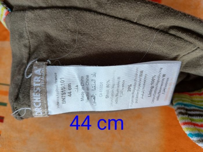 Bonnet velours 44 cm orchestra tbe - photo numéro 3