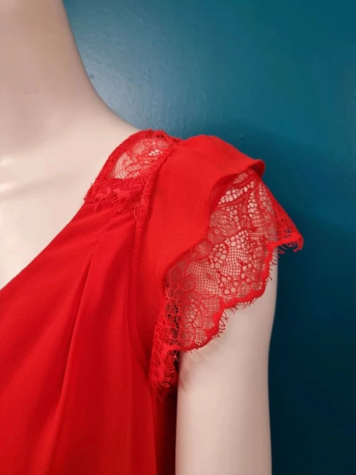 Naf Naf robe rouge * taille 38 * - photo numéro 4