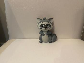 Figurine rare raton laveur blanche neige