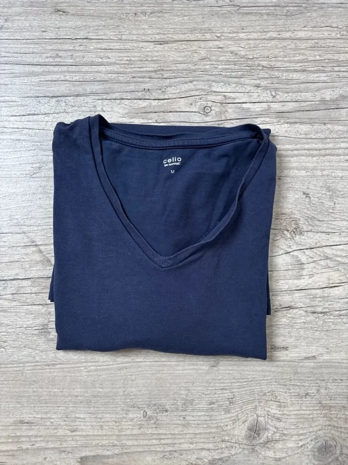 Haut bleu marine Celio M TBE - photo numéro 4