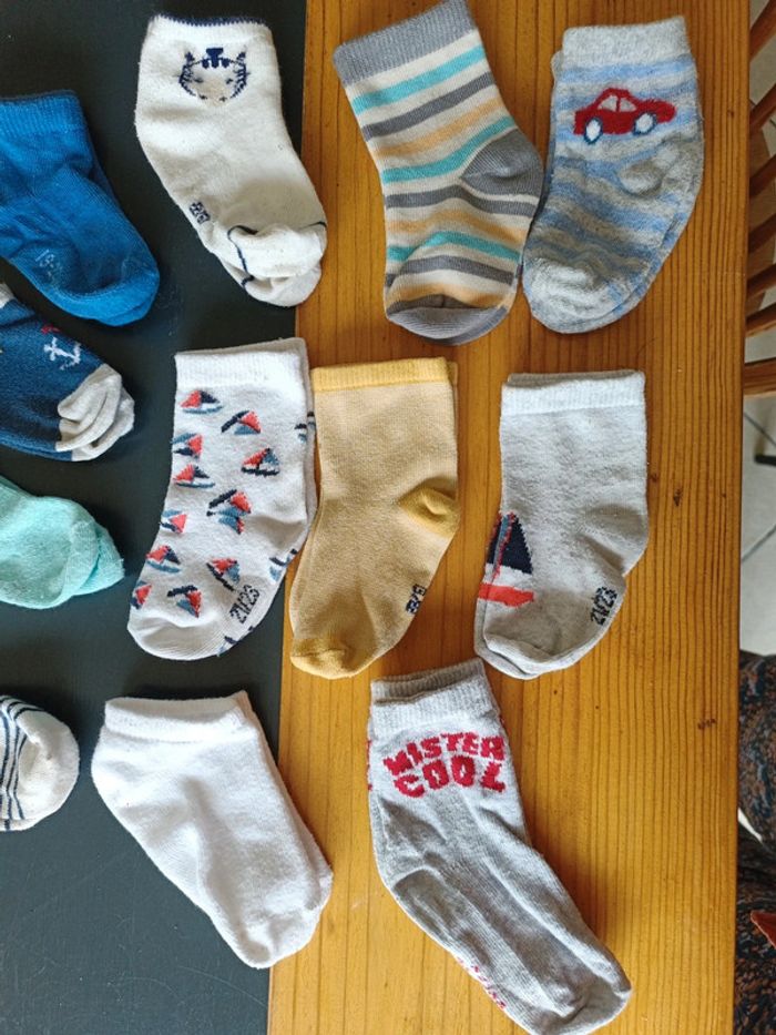 Lots 11 paires de chaussettes très bon état - photo numéro 4