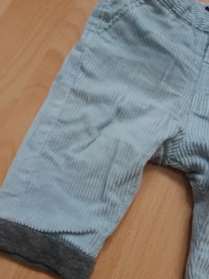 Lot de 2 pantalons velours côtelé - photo numéro 3