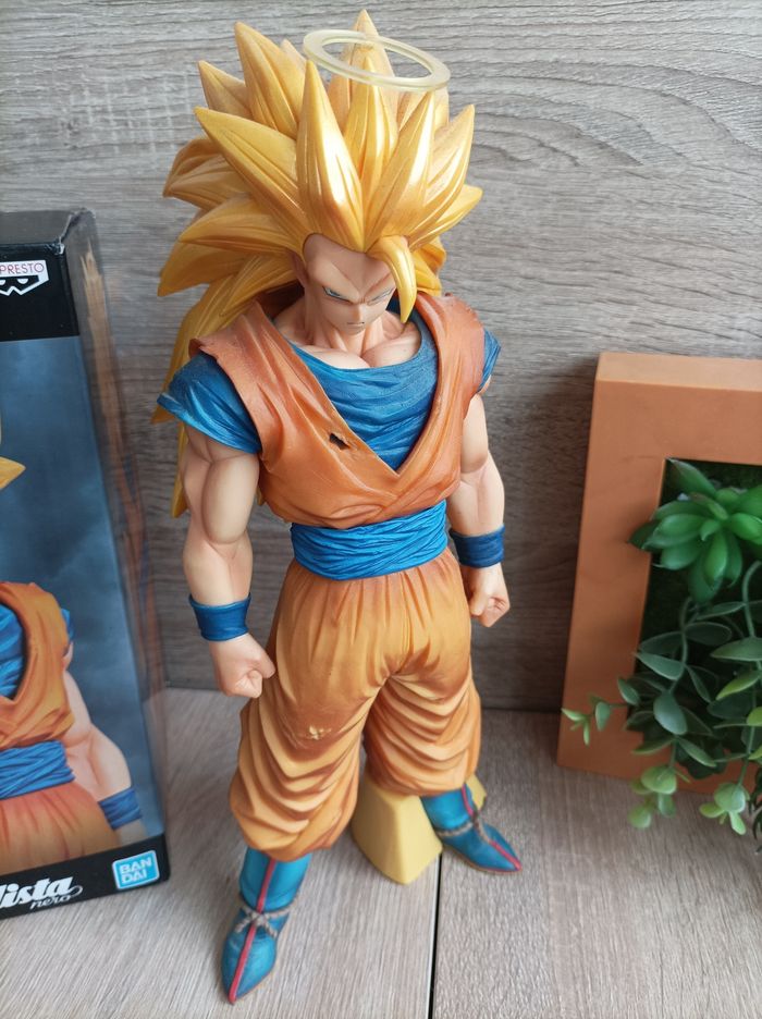 Figurine Son Goku super Saiyan 3 Dragon Ball Z DBZ banpresto grandista Nero Bandai - photo numéro 2