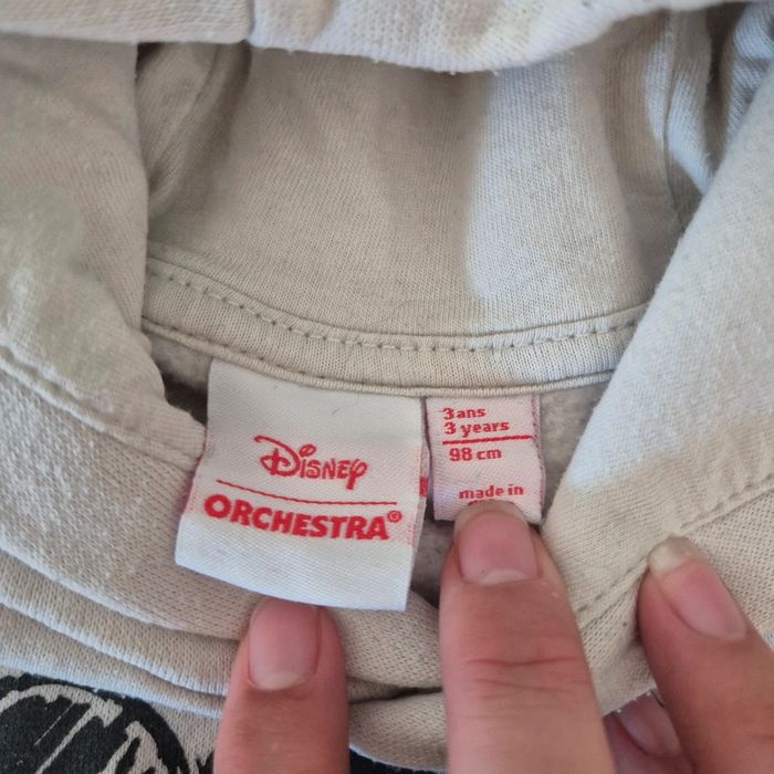 Sweat à capuche Mickey  Mouse disney taille 3ans - photo numéro 4