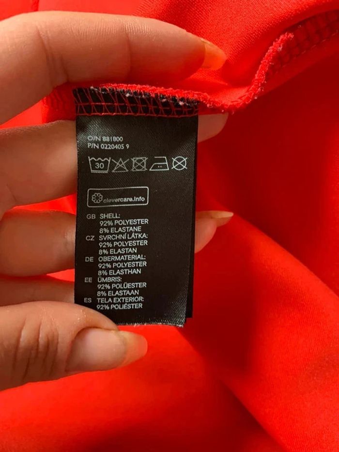 Robe rouge H&M taille m 38 - photo numéro 5