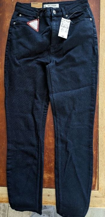 Jean skinny bleu marine