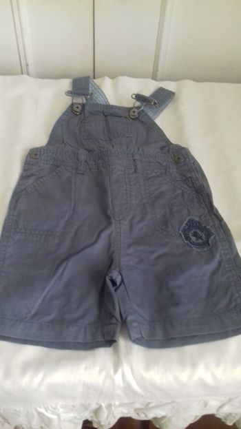 1 salopette short  garçon 18 mois 