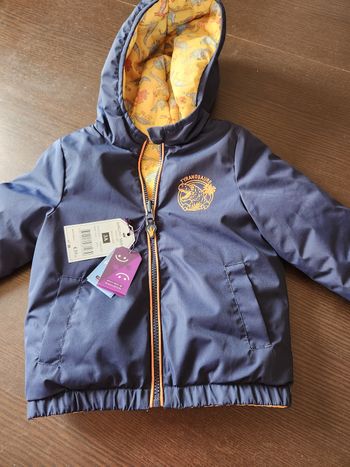 Veste réversible dinosaures Sergent Major 3ans