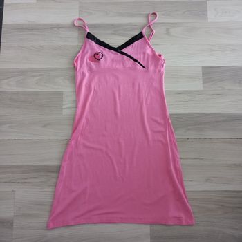 Chemise de nuit à bretelles rose Tex taille 38