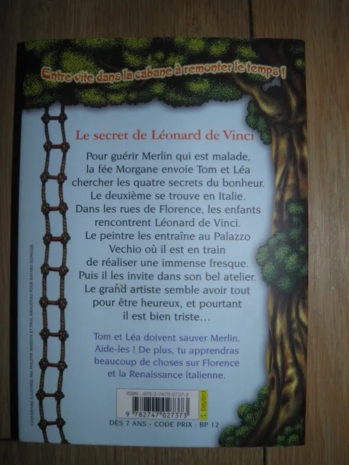 La cabane magique "Le secret de Léonard de Vinci" T33 (Mary Pope Osborne) NEUF - photo numéro 2