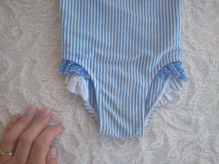 Maillot de bain 1 pièce rayé Fille 18 mois Obaïbi - photo numéro 4