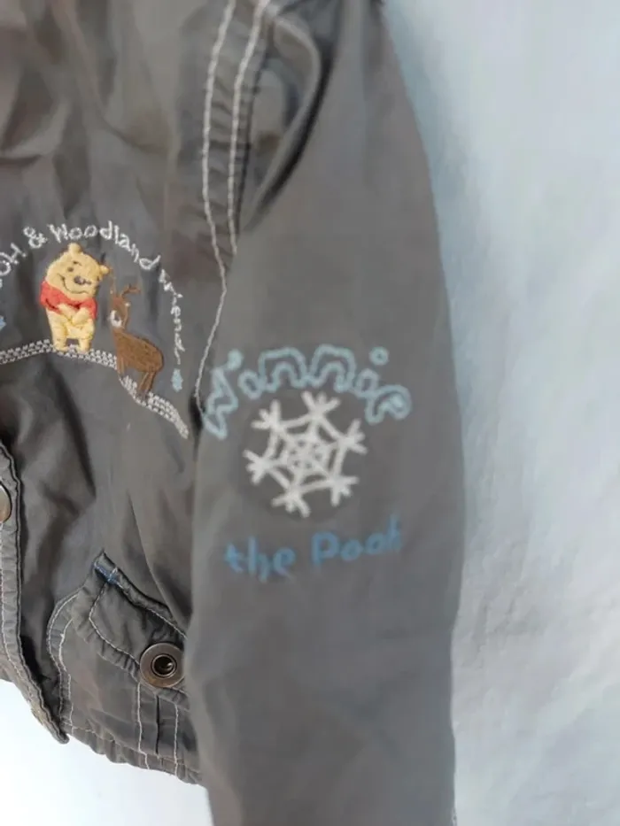 Blouson avec capuche Disney Winnie 18 mois - photo numéro 4