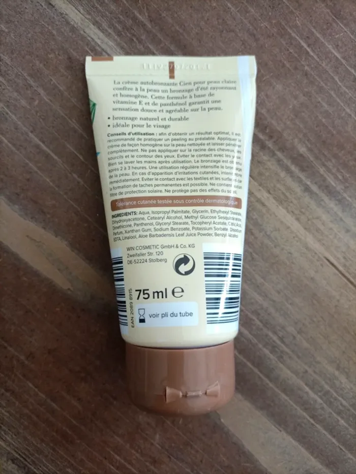 Crème autobronzante visage - photo numéro 2