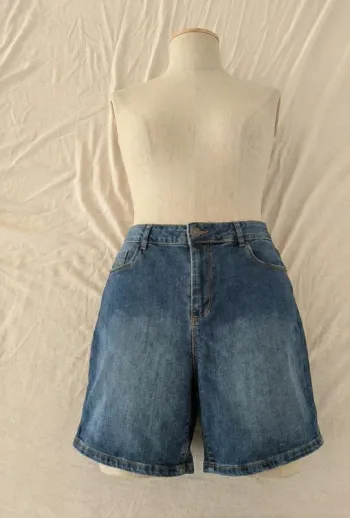 Short en Jean InExtenso - Taille 40 (L) - Bleu Stretch Confort