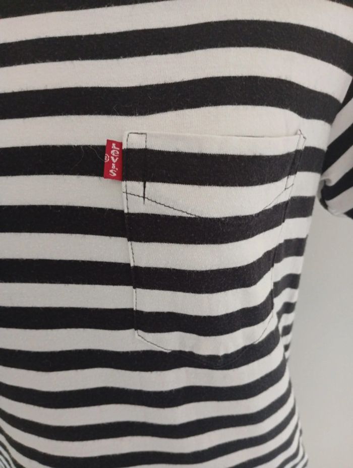 LEVI'S - tee-shirt à rayures taille S | vintage - photo numéro 4
