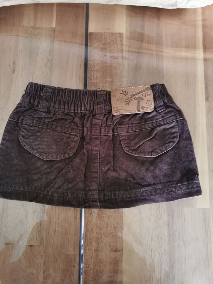 Jupe velours bébé fille taille 3 mois benetton - photo numéro 4