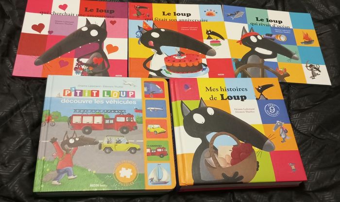 Lot de livres loup